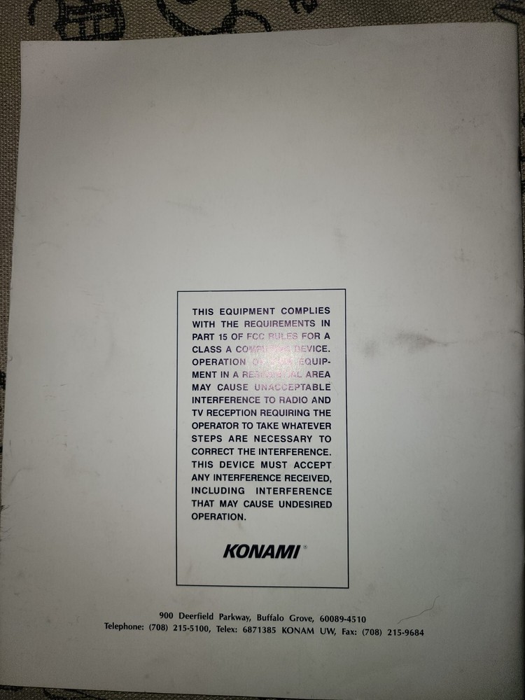 Run And Gun Manual Arcade Konami