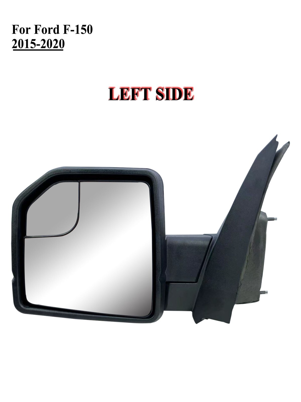 Driver Left Side Door Mirror Power Glass Manual Folding for 15-20 Ford F-150