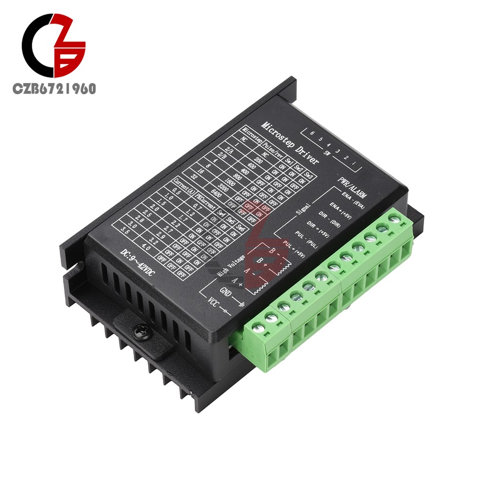 TB6600 Upgraded Stepper Motor Driver Controller 42/57 Single-Axis 4.0A 9–42V DC