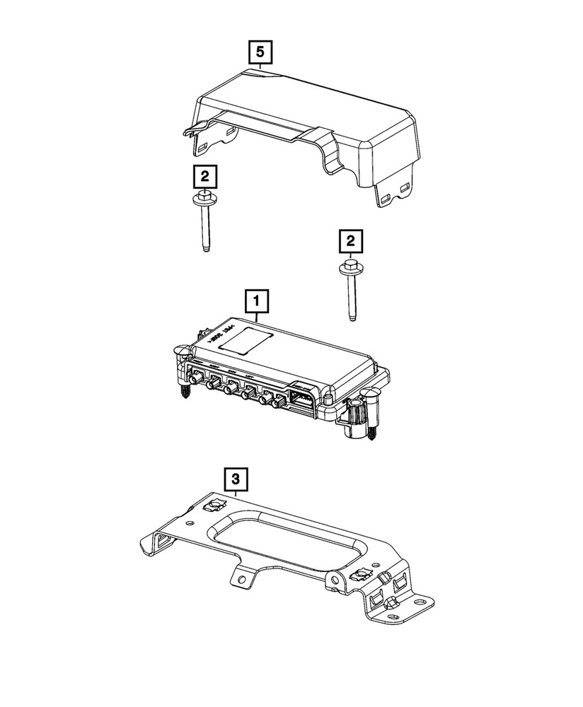 Genuine Mopar Forward Facing Camera 56029919AA
