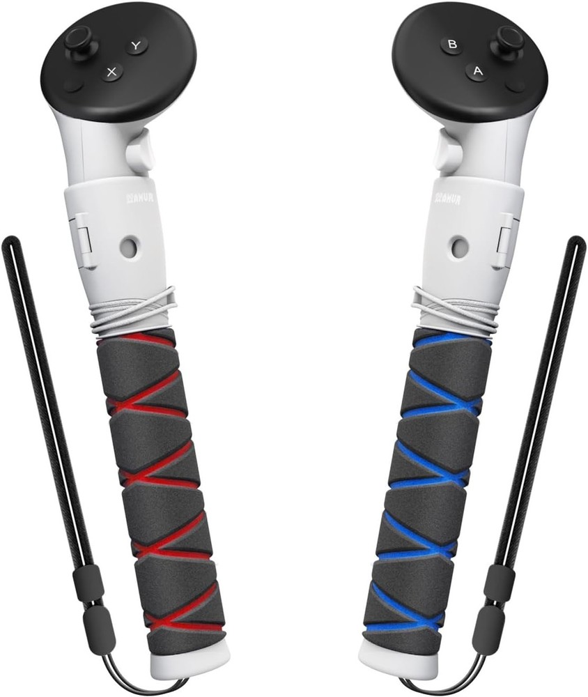 Immersive VR Controller Extension Grips for Oculus Quest 3 & 3S - Beat Saber