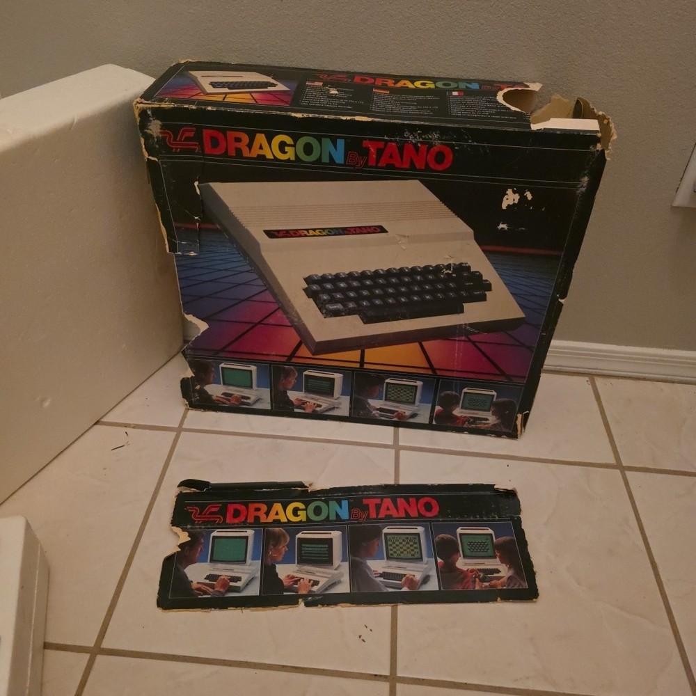Tano Dragon Computer 64K Vintage Untested Asis Read Description