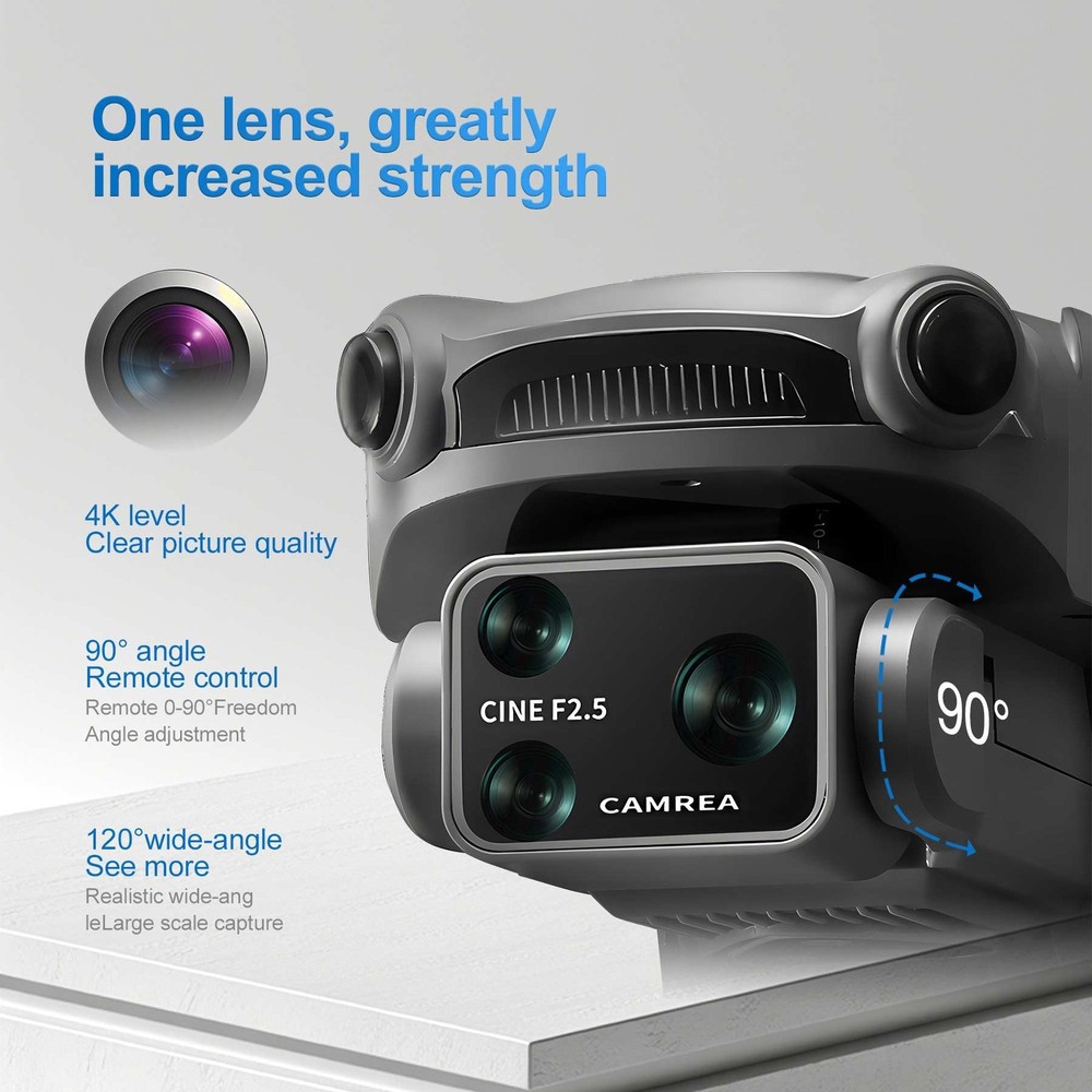 S119 4K Drone with Camera for Adults, GPS Auto Return, Obstacle Avoidance, Br...