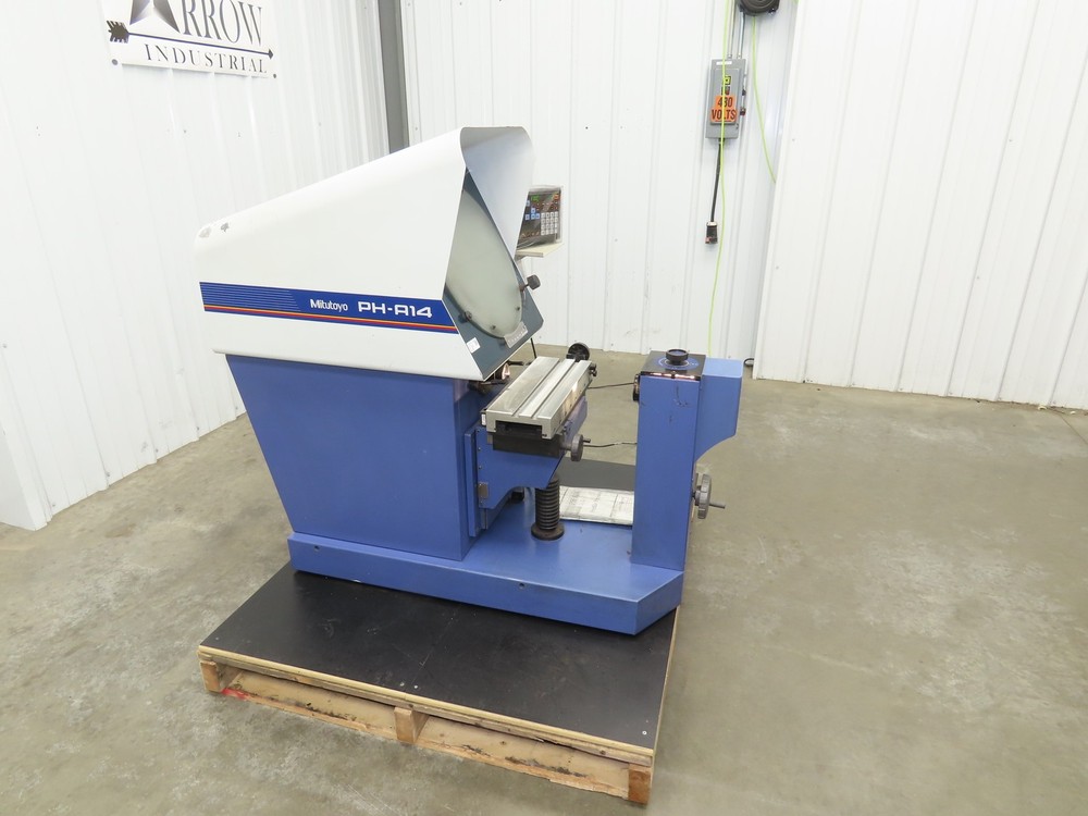 Mitutoyo PHA-14 Horizontal Optical Comparator Profile Projector Measure Counter
