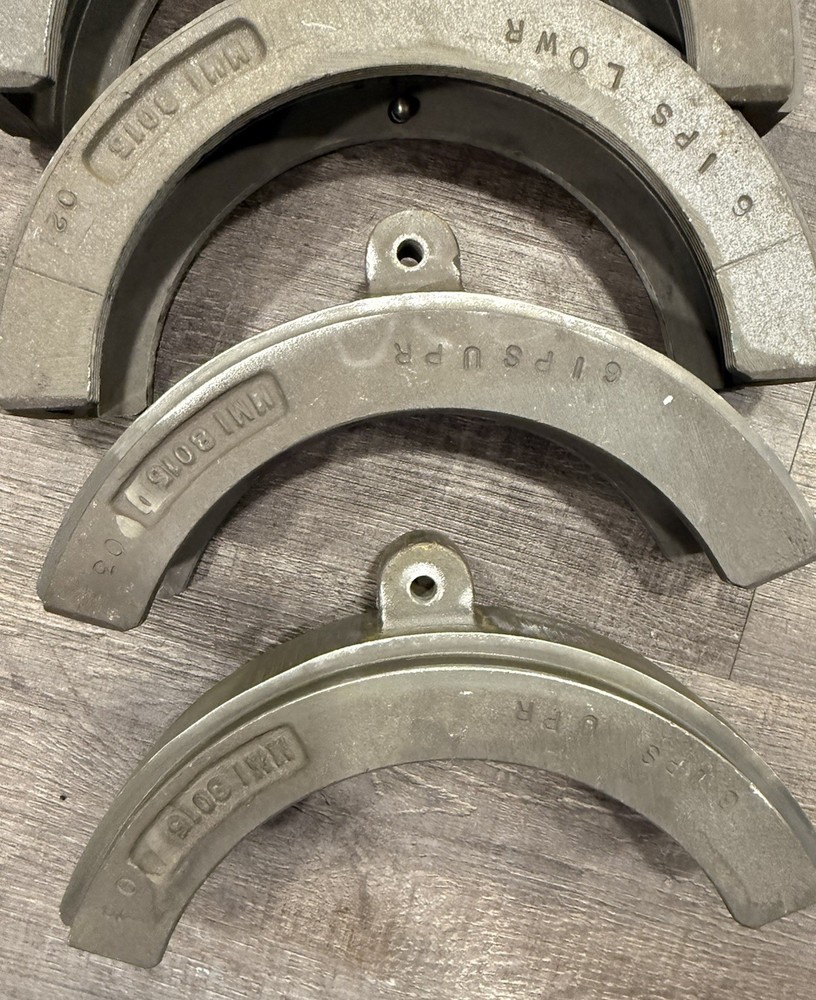 4 Pieces McElroy 6ips master upper And Lower inserts 801503 801502