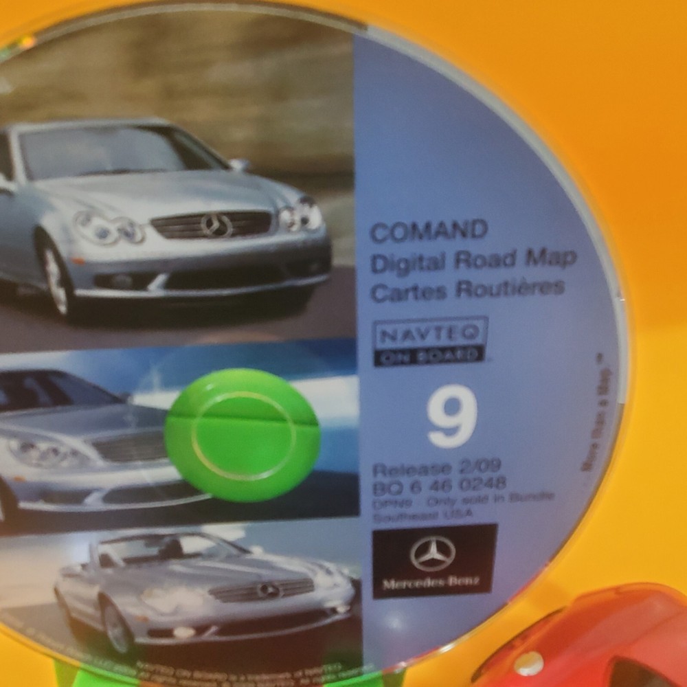 🚘 MERCEDES BENZ NAVIGATION SYSTEM ( DISK # 9 ) CL SL S CLK E  CLASS 2009 UPDATE
