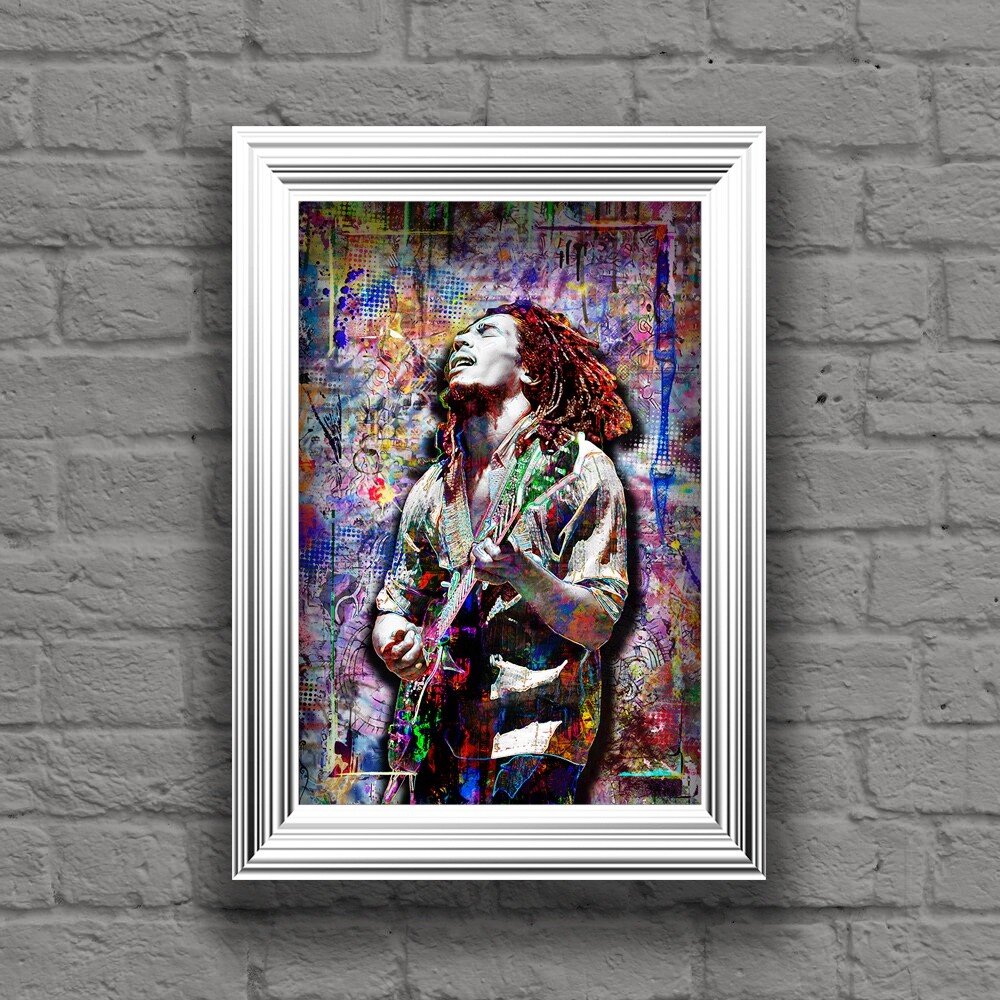 BOB MARLEY And The Wailers Poster 12x18in Bob Marley Tribute Art Free Shipping