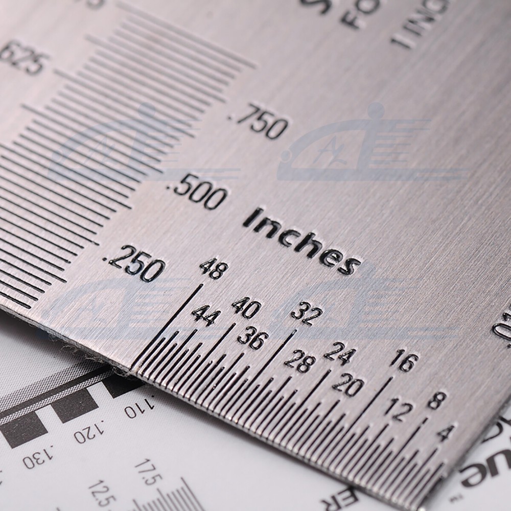 Guitar Neck Notched Straight Edge Understring Radius Gauge String Action Ruler