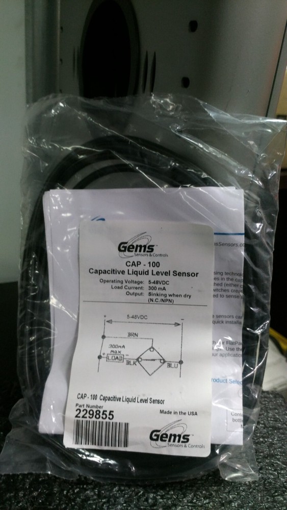 GEMS 229855 CAP-100 Capacity Liquid Level Sensor