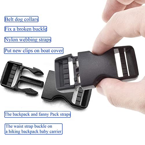 Buckles Strap 1 Inch: Nylon Webbing Straps 10 Yards, Quick Side Release