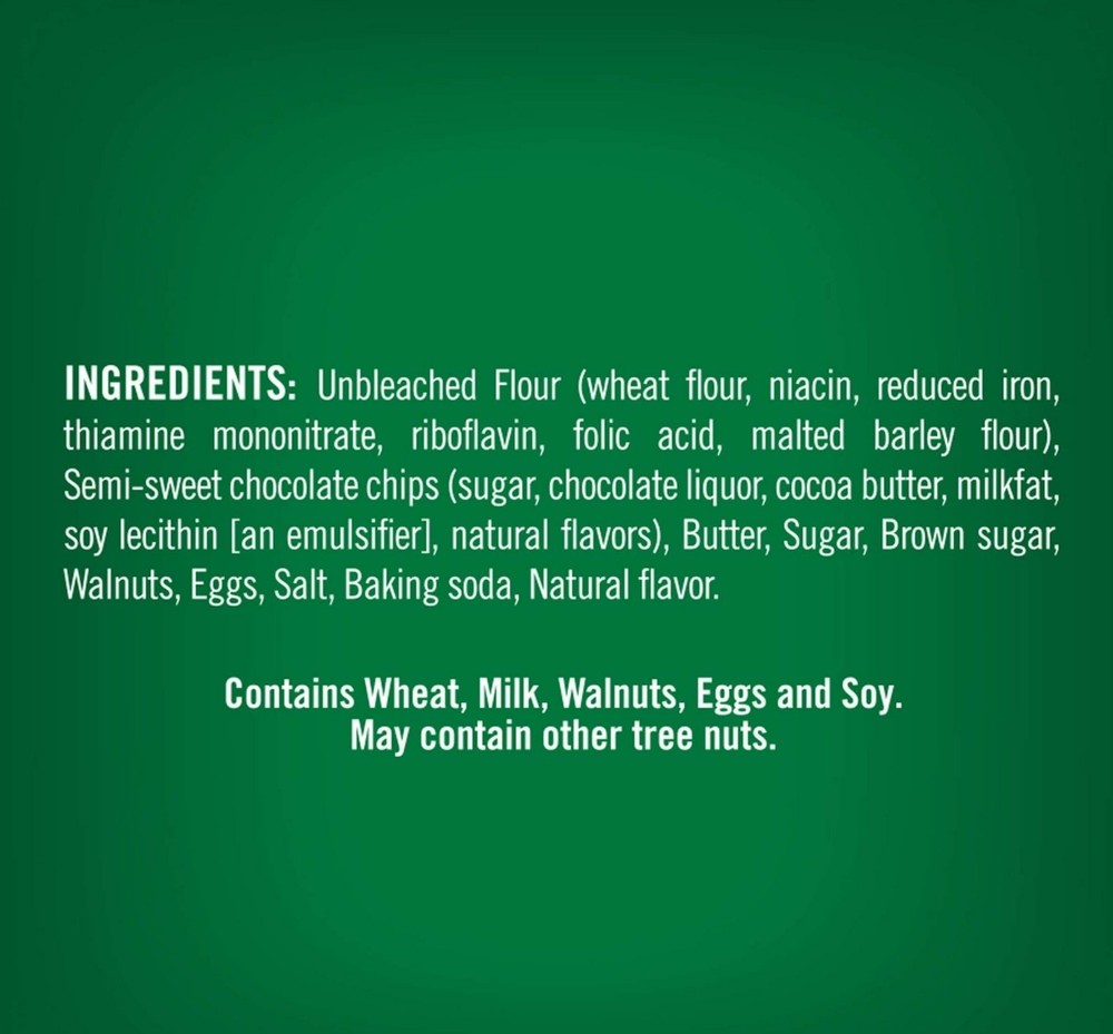 Tate's Bake Shop Walnut Chocolate Chip Cookies – 7 oz