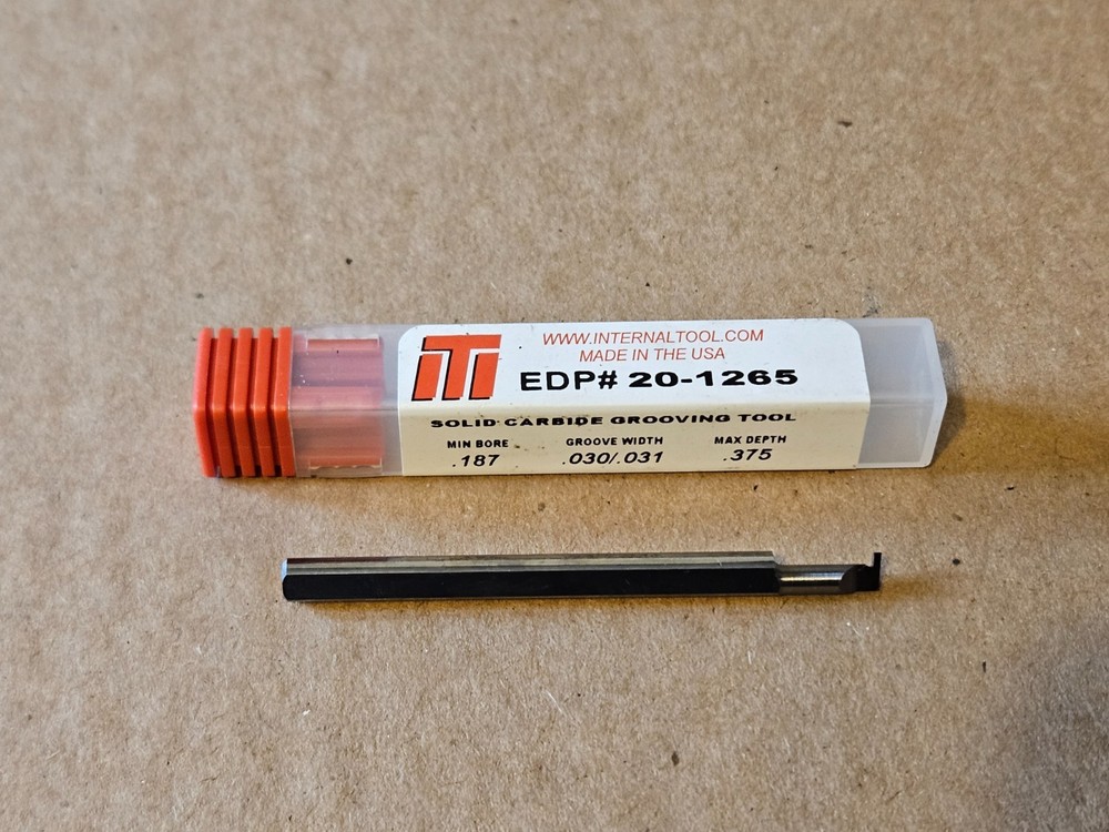 Internal Tool Carbide Grooving Tool, EDP# 20-1265
