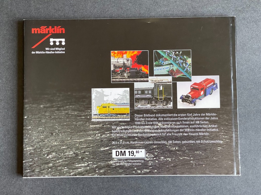 Marklin Model Railroad Trains Catalog Documentation 1990-1994 Hardcover READ