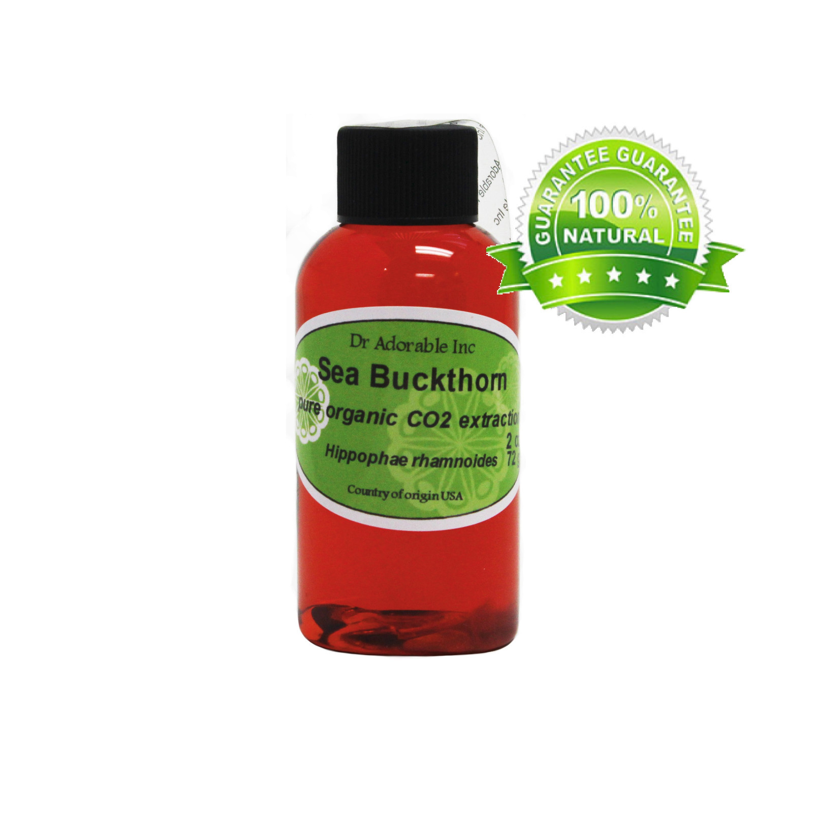 ORGANIC SEA BUCKTHORN CARRIER 100% PURE NATURAL OIL 1oz 2 oz 4 oz -UP TO 1 GALLO