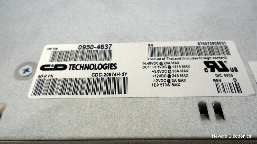 HP 0950-4637 48VDC Power Module CDC-20874H-2Y