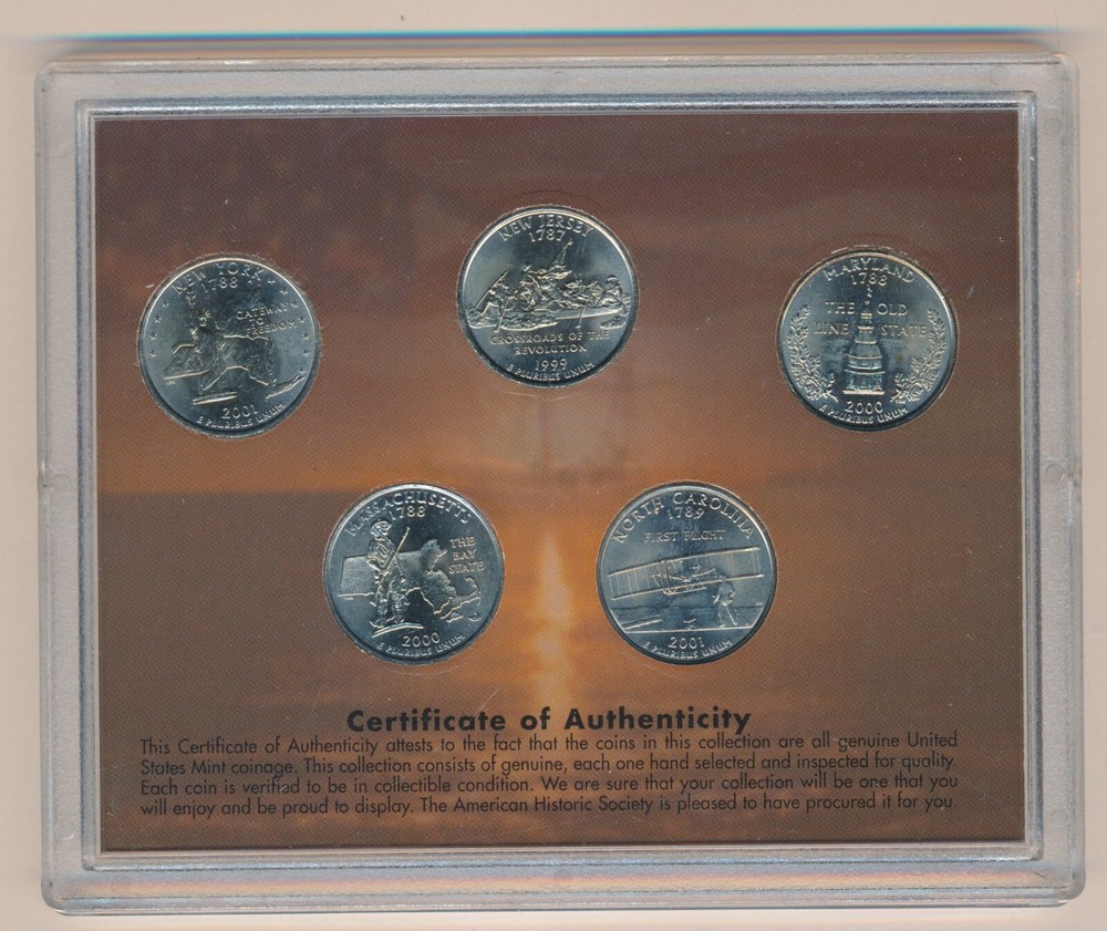 LIGHTHOUSE STATE QUARTER COLLECTION