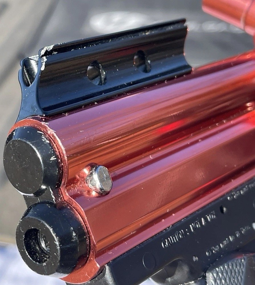 Spyder Compact Deluxe Paintball Gun, Semi-Automatic, Cal. 68, Red Java Edition