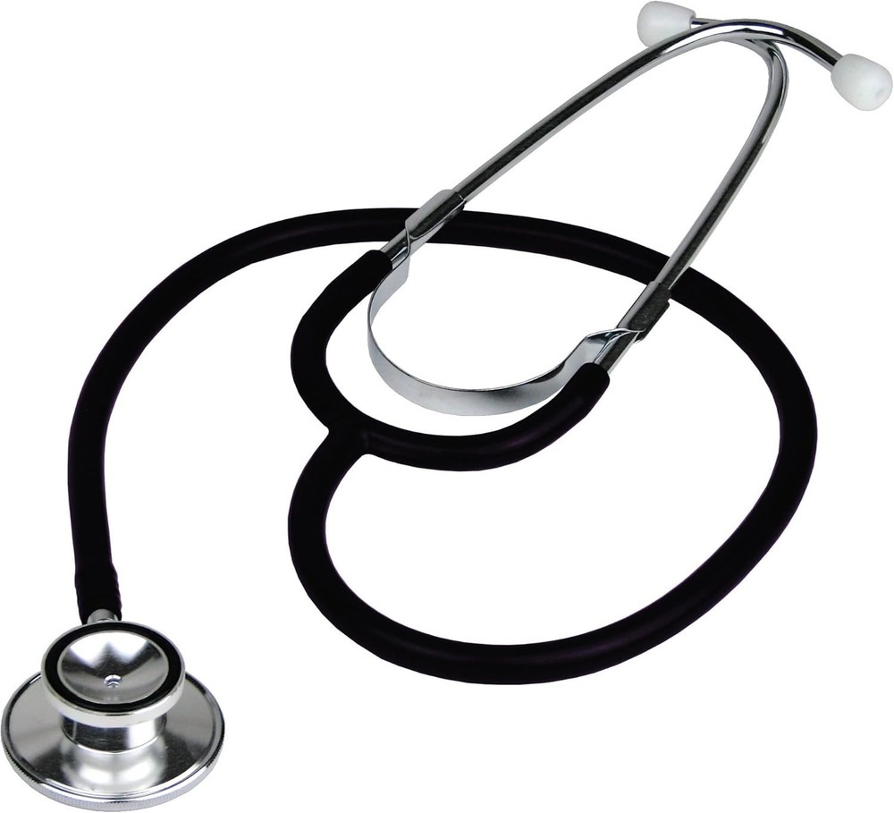 143200 Dual Head Stethoscope, Black