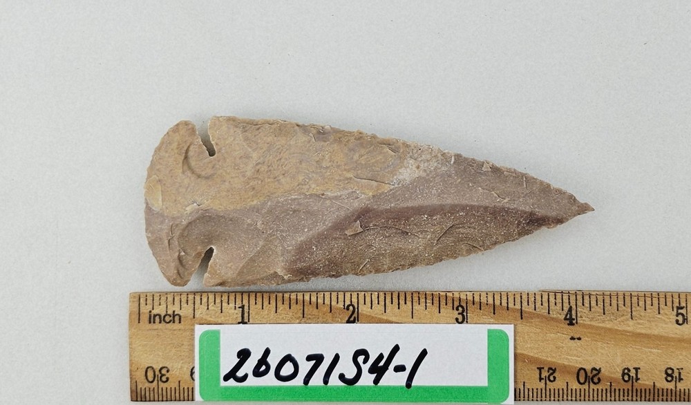 4" Spearhead - Lance Head - Drill Point - Hand Knapped Agate