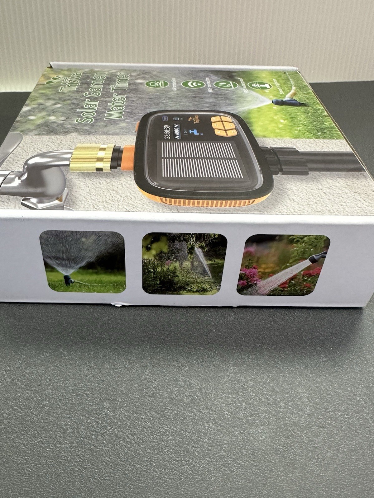 Solar Sprinkler Timer TRJZWA Water Timer, Irrigation System for Garden Hose S...