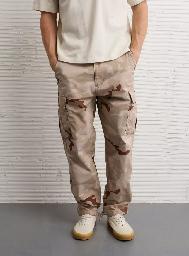 AE Flex Lived-In Cargo Pant, Tan
