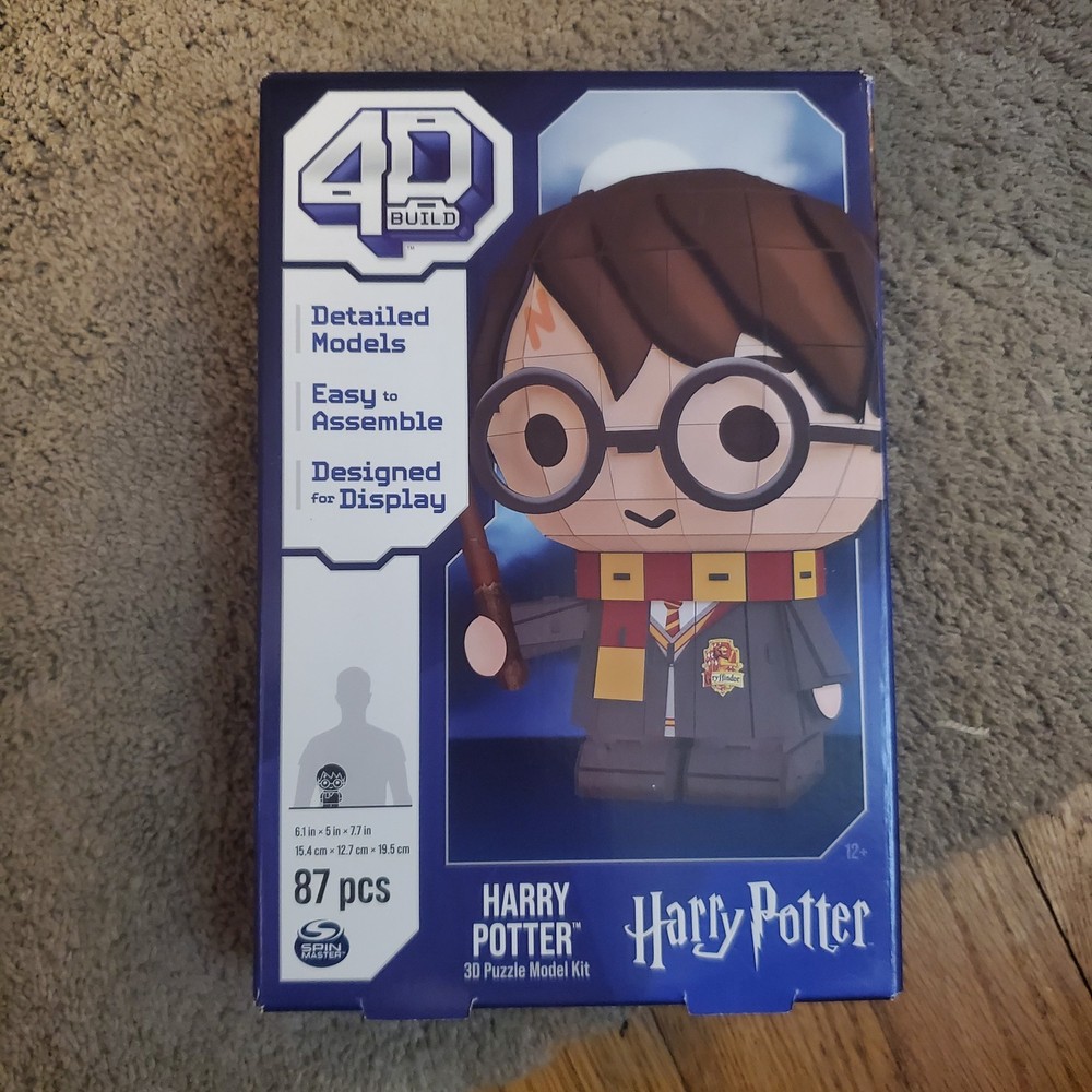 4D Build Harry Potter 3D Puzzle Model Kit 87 Pcs