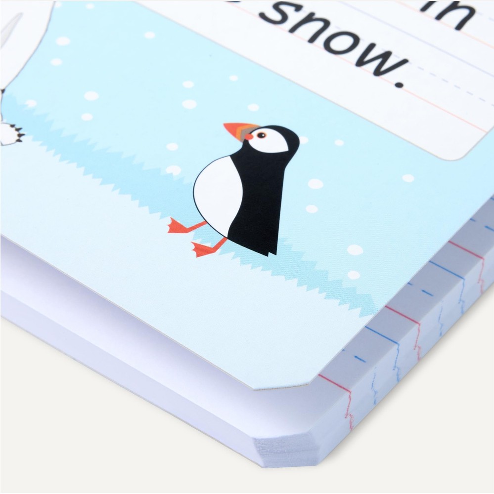 Amazon Basics Primary Composition 100 Sheets, 9.75" x 7.5", Multiple colors