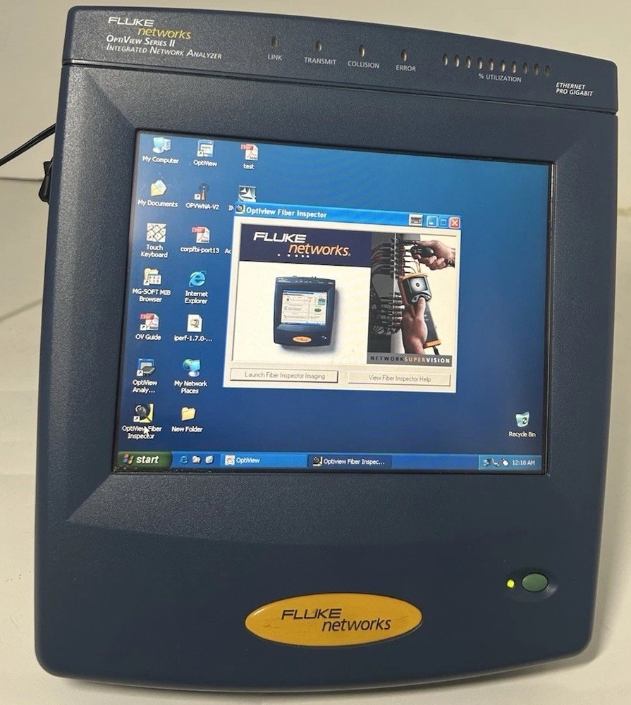 Fluke Network Optiview Series II Integrated Network Analyzer Excellent Condition