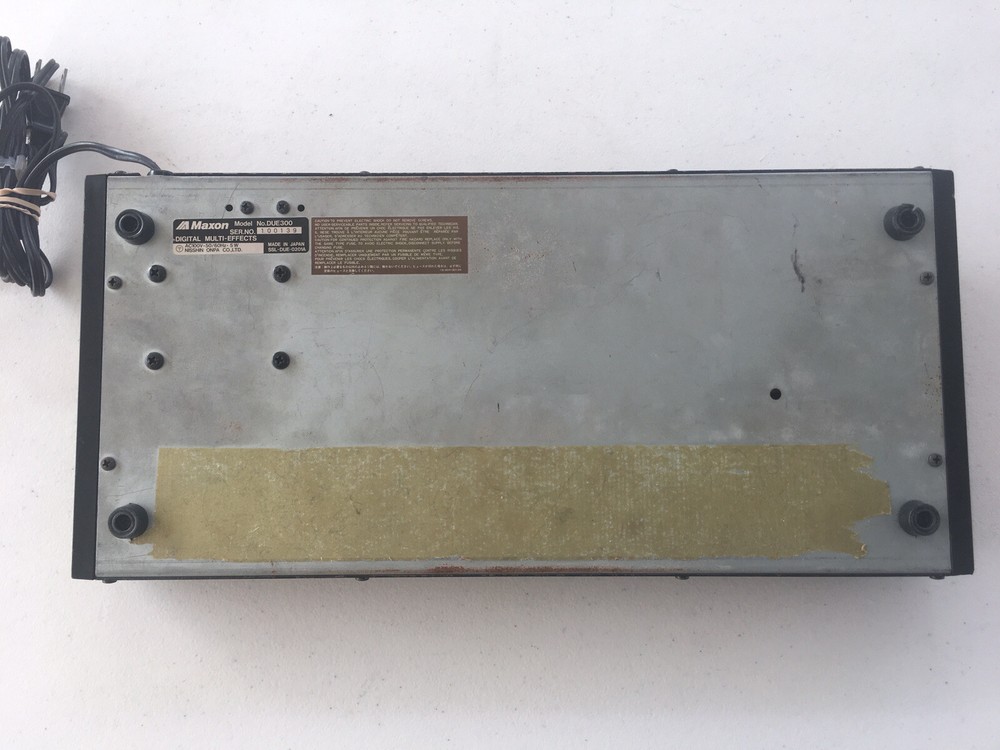 Maxon DUE-3 Digital Multi Effects Processor Vintage Super Metal Delay Chorus