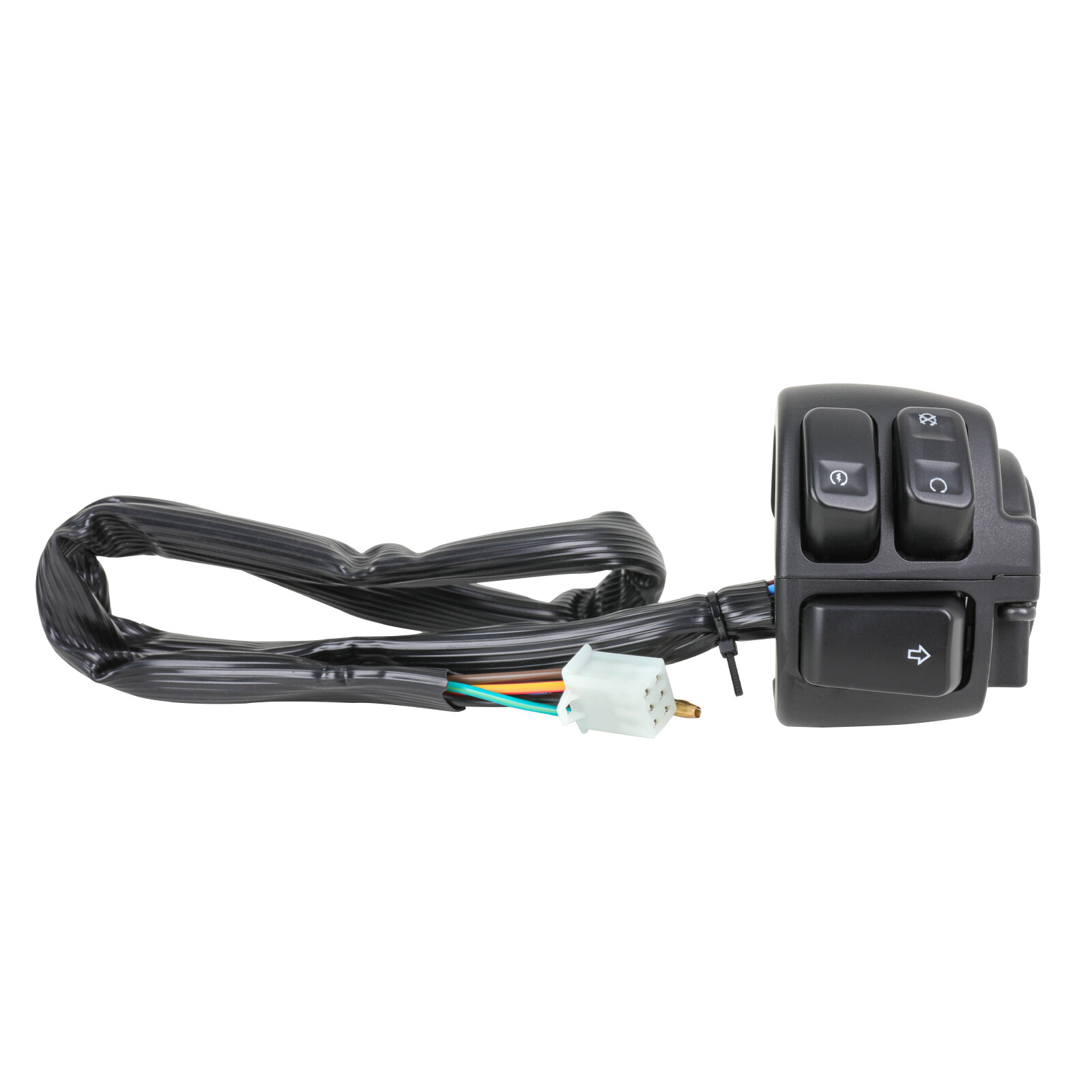 1" 25mm Handlebar Control Switch + Wiring Harness For Harley Sportster 883 1200