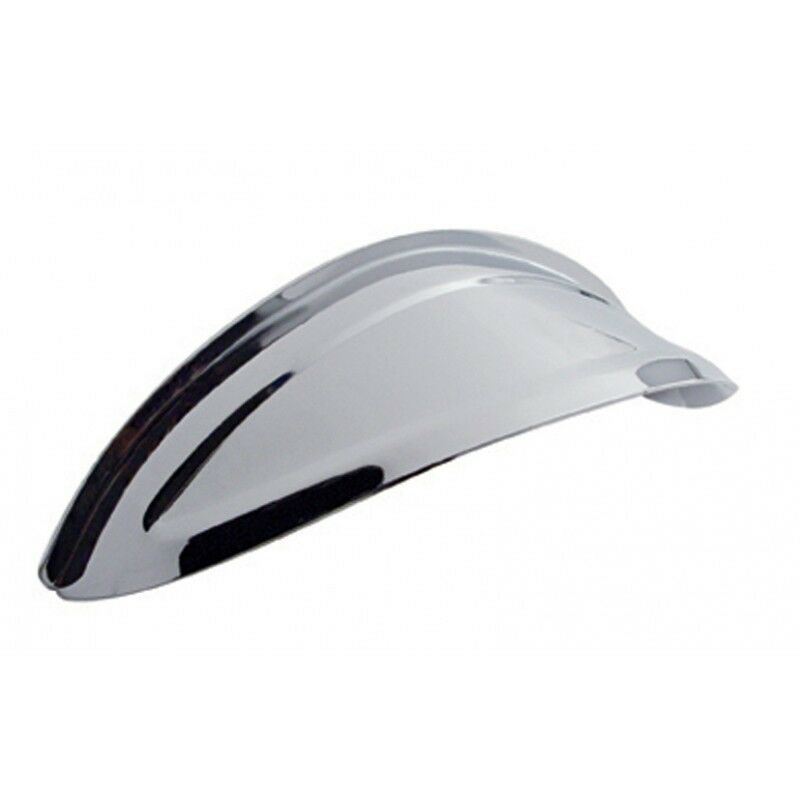 Headlight Visor for Round 7" Headlight Universal Fit Chrome 8" Base UP10467 Pair