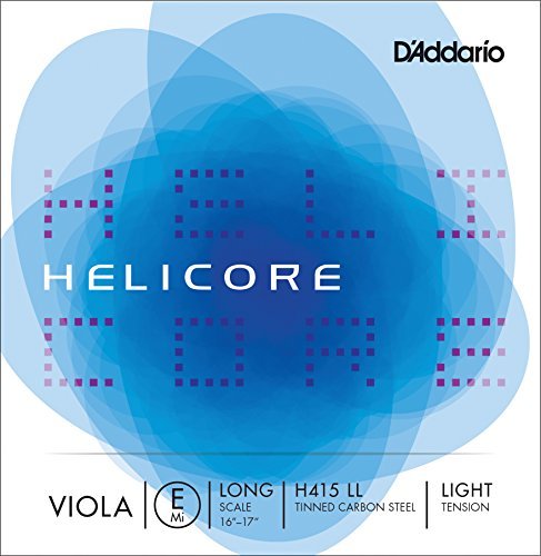 D'Addario Helicore Viola Single E String, Long Scale, Light Tension