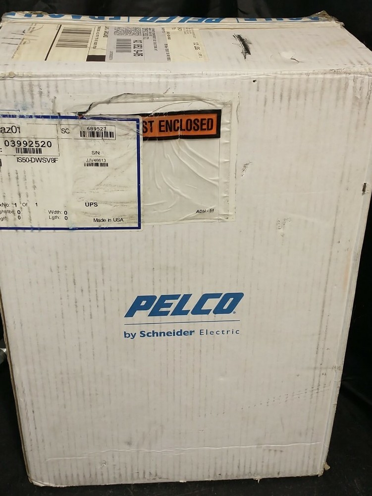 Pelco IS50-DWSV8F Camera + Bracket Assembly + Software & Manual