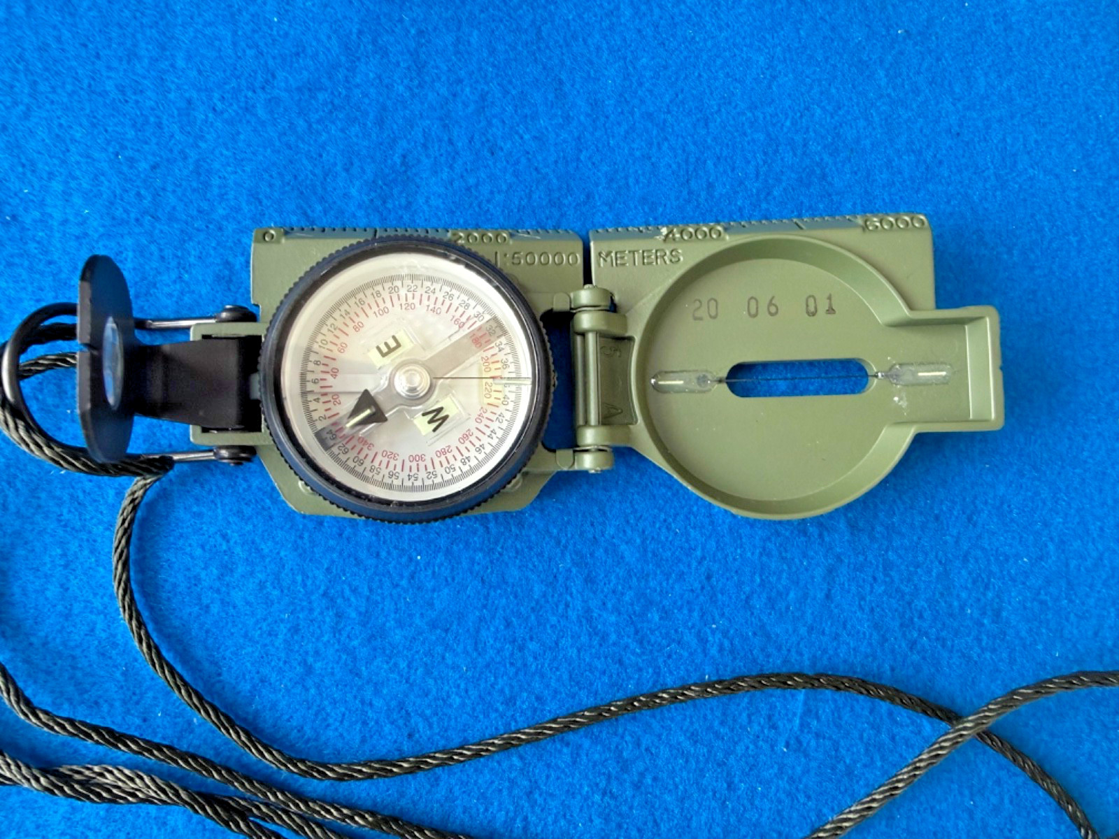 Cammenga Model 3H USGI Military Issue Tritium Lensatic Compass USA Made - OD #1