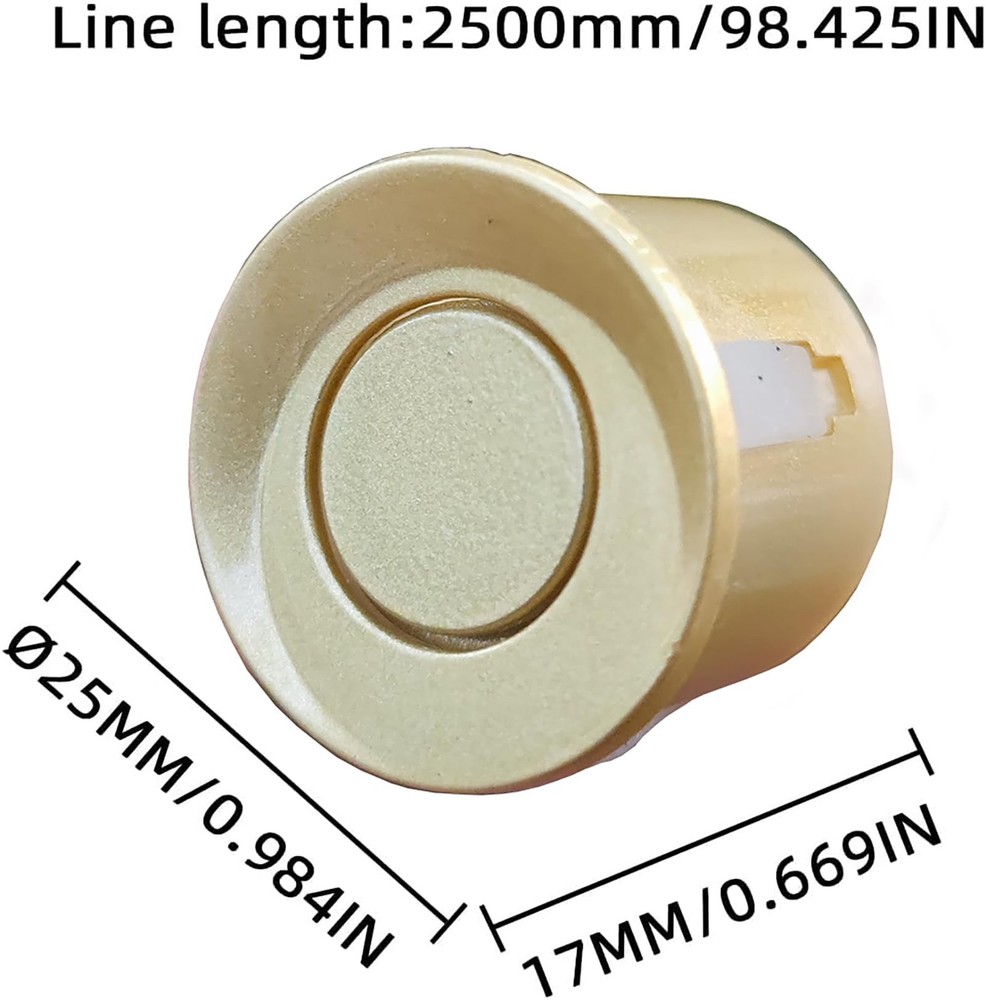 SANDETOUN Parking Sensor Kit Backup Sensor Kit Reverse Sensor for Car 18 Colo...