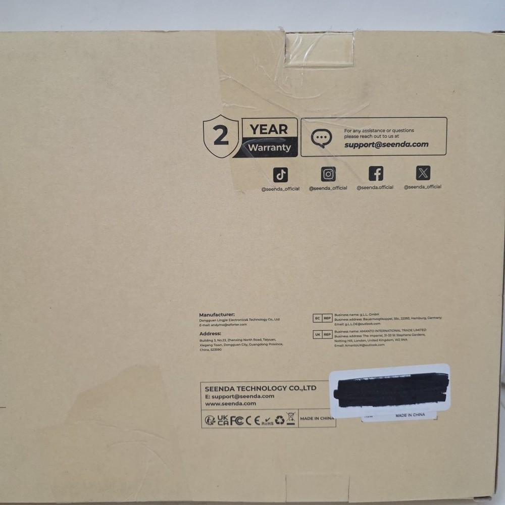 seenda Bluetooth Keyboard + Mouse, COE200 USB + Bluetooth Multi Device Ergonomic