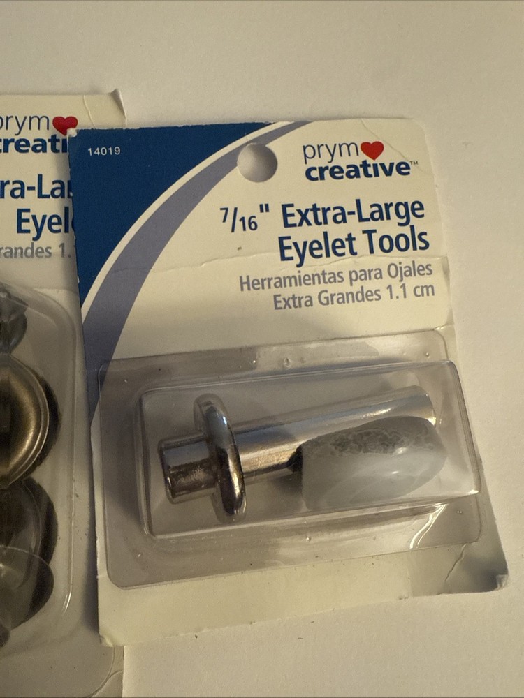 Prym Creative 7/16" Extra-Large 10 Sets Eyelets & Tool Bronze Color