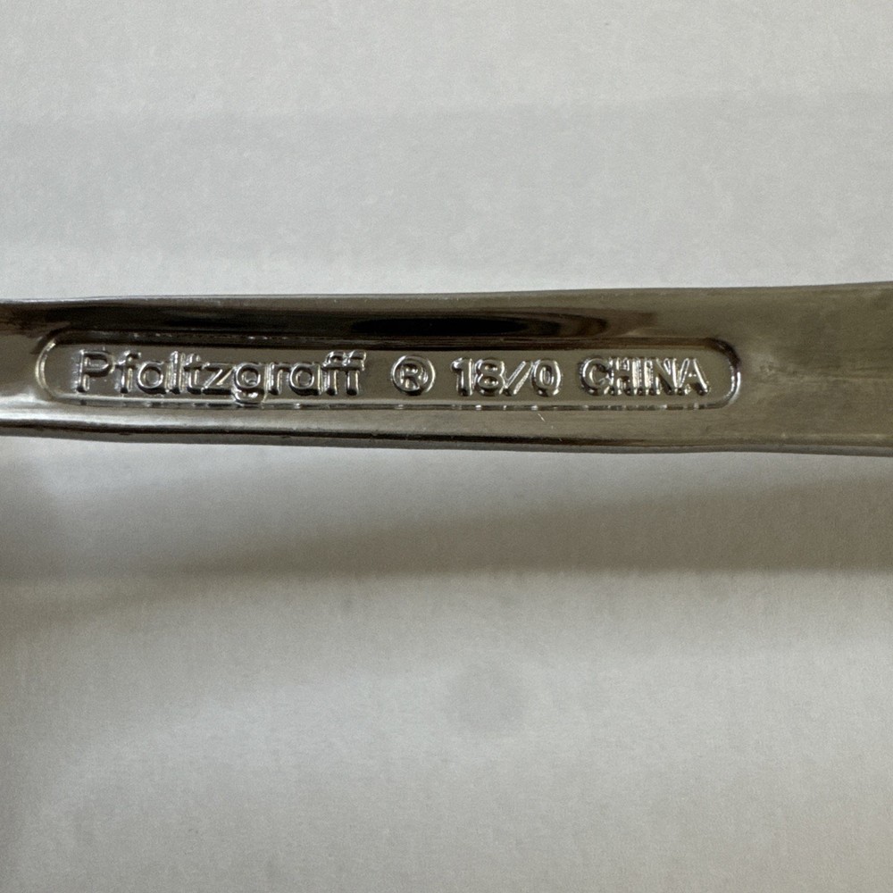 Pfaltzgraff Simplicity Flatware 18/10 Stainless Serving Meat Fork 8.75”