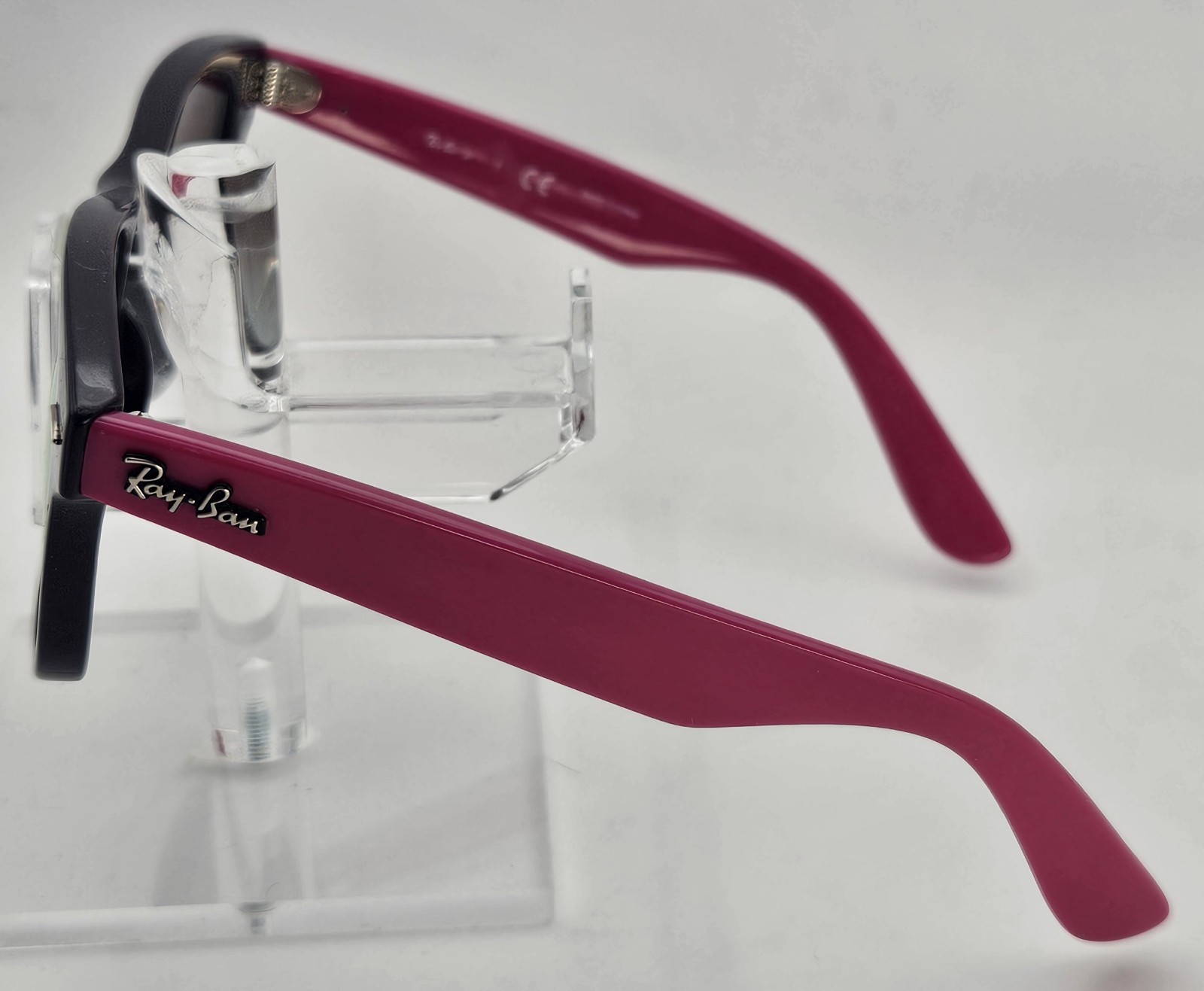 Ray-Ban Junior RJ9066S 7021/B9 47□20 130 Pink Black Mirror Sunglasses E5