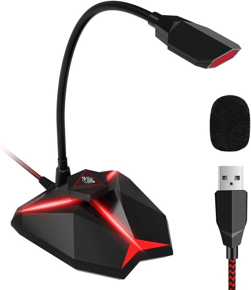 USB External Microphone for Computer Mic for PC Asus Dell HP Acer Desktop Laptop