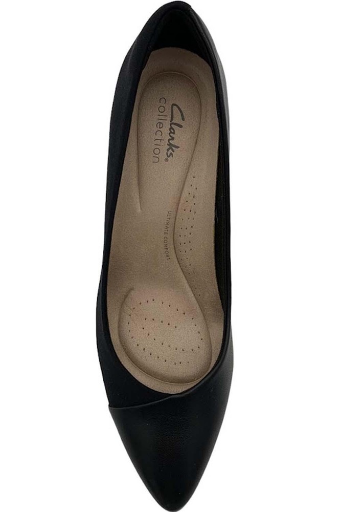 Clarks Collection Leather Pump Kataleyna Rose Black Leather