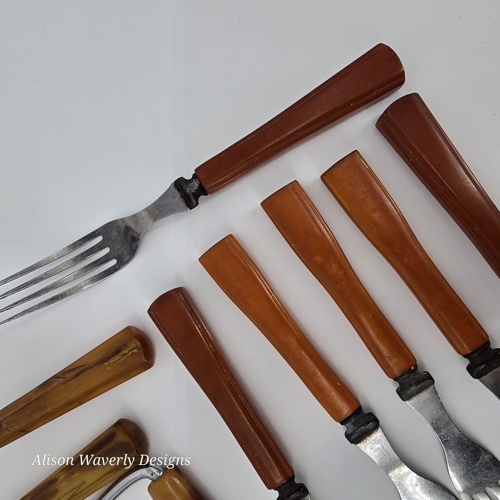 Bakelite Hostess Set & Utensils