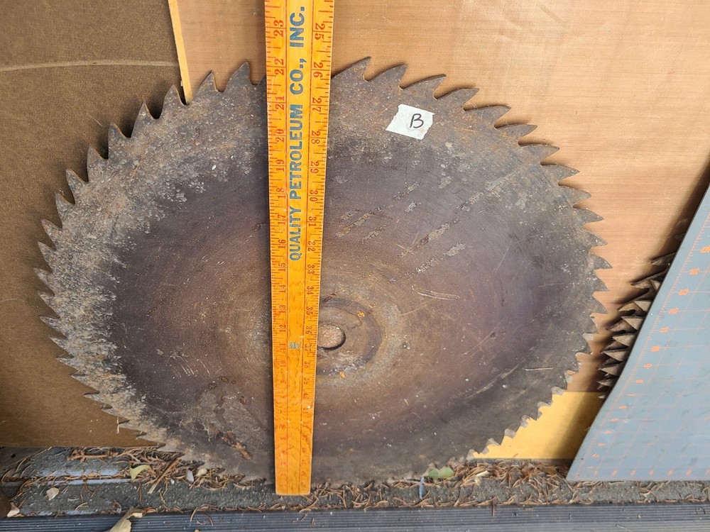 22" Saw Mill Blade Rustic Decor
