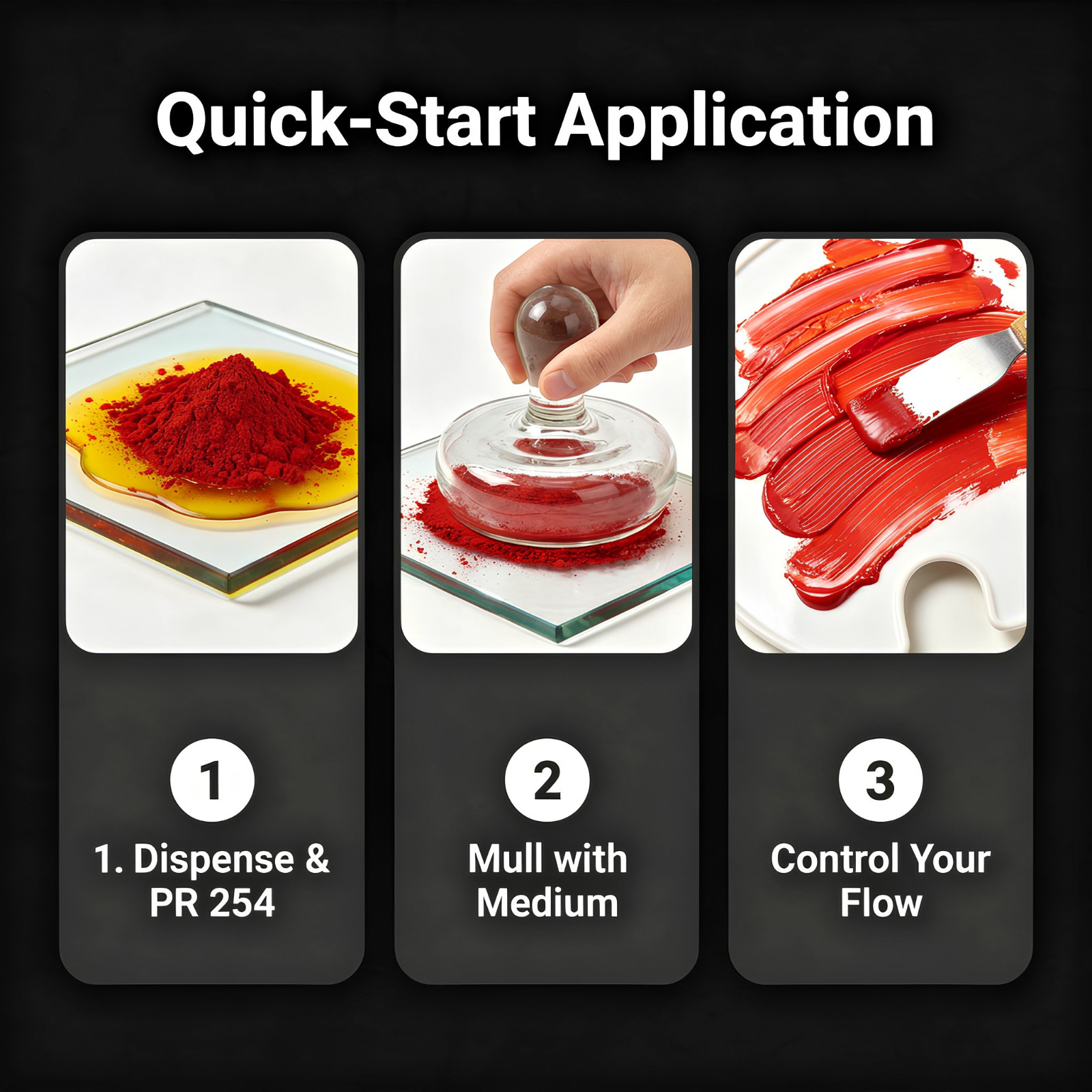 Quinacridone Sett Pigment Dry Powder set 10 x 50ml