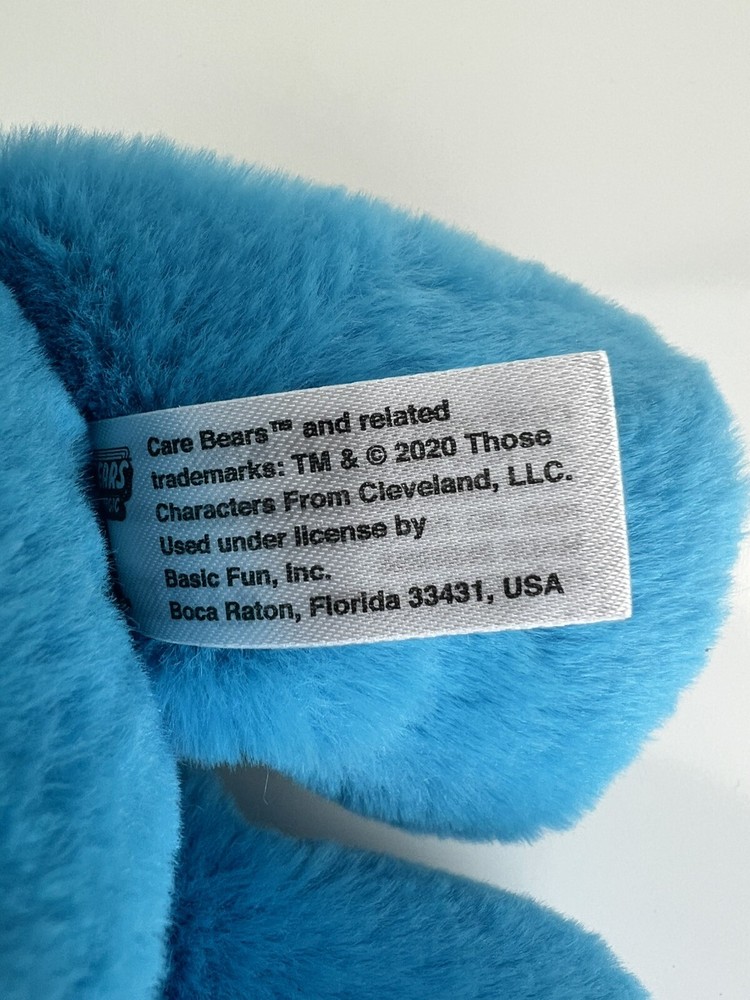 Care Bears Grumpy Bear 2020 Blue Bear Cloud & Heart Plush 12” Stuffed Animal