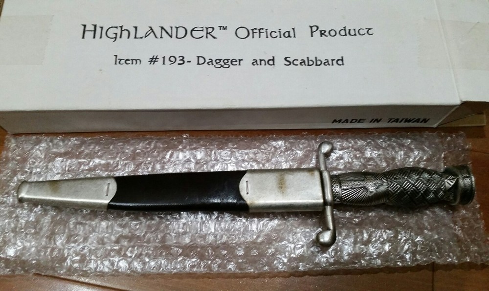 Highlander Series Dagger and Scabbard, Item 193, New