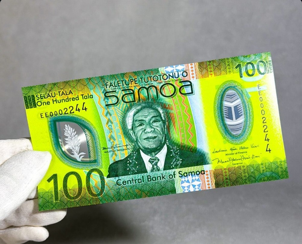 Samoa 100 Tala 2025 UNC