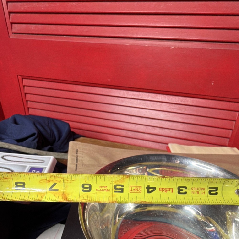 International Silver Company Silver Plated Bowl 6" Diameter 3.5" Height