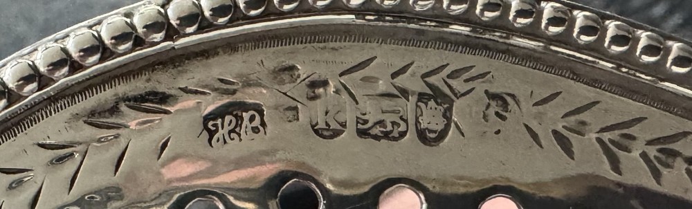 1785 Hester Bateman George III Silver Cake Basket