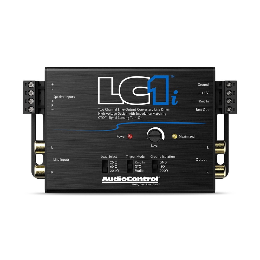 Active 2Channel Line Driver Output Converter for Car Amplifier Installation